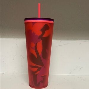 Starbucks Red and Purple Tumbler